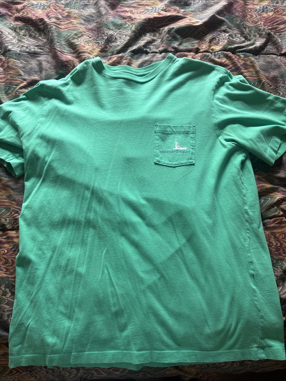 Vineyard Vines Men’s Mint Green Pocket Tee